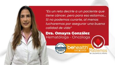 Entrevista a la Dra. Omayra González, hematóloga oncóloga, que comparte su dedicación a la medicina, motivada por una experiencia personal.