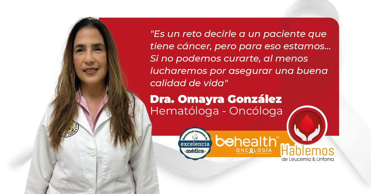 Entrevista a la Dra. Omayra González, hematóloga oncóloga, que comparte su dedicación a la medicina, motivada por una experiencia personal.
