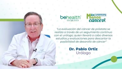 "La evaluación del cáncer de próstata se realiza a través de un segumiento continuo con el urólogo, quien llevará a cabo diversos estudios y evaluaciones para descartar la posibilidad de desarollo de cáncer" Dr. Pablo Ortiz