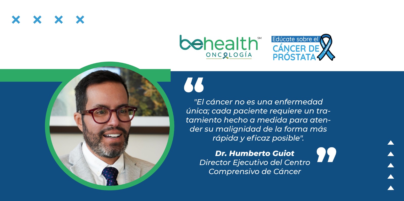 Centro Comprensivo de Cáncer hace llamado a la detección temprana del cáncer de próstata