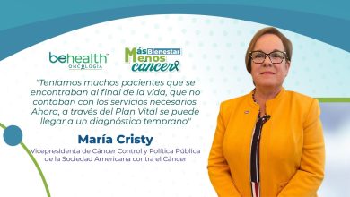 "Teníamos muchos pacientes que se encontraban al final de la vida, que no contaban con los servicios necesarios. Ahora, a través del Plan Vital se puede llegar a un diagnóstico temprano" María Cristy