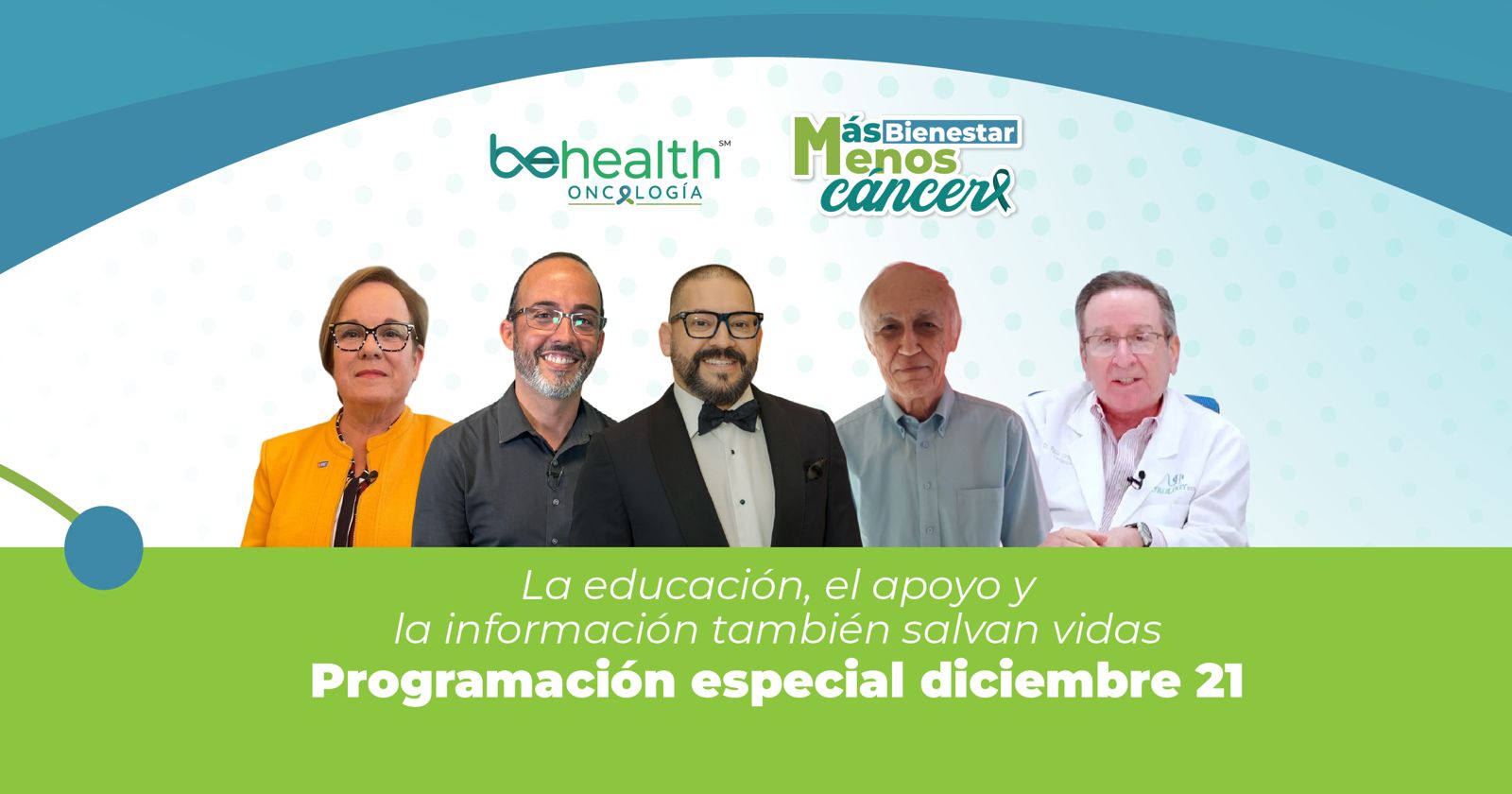 La educación, el apoyo y la información también salvan vidas Programación especial diciembre 21