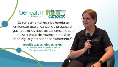 Beniliz Zayas Nieves, BHE compartió los aspectos claves sobre el cáncer de próstata su prevención y detección oportuna.