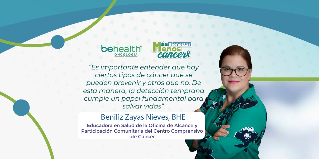 Beniliz Zayas Nieves, compartió las estrategias claves para reducir el riesgo de cáncer en Puerto Rico y así poder fortalecer la prevención.