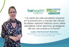 La Lcda. Maricarmen Ramírez, explicó a BeHealth las cinco formas de prevención y recomendaciones saludables para la prevención del cáncer.