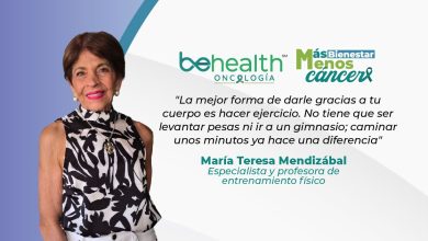 Ese fue el mensaje que compartió María Teresa Mendizábal, especialista y profesora de entrenamiento físico, quien habló desde su experiencia personal como cuidadora de su esposo y de su hija.