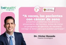 linfedema en cancer de seno Dr Victor Rosado fisiatra oncologico Auxilio Mutuo