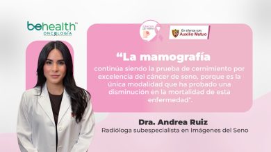 La Dra. Andrea Ruiz compartió con BeHealth la importancia de la mamografía y los estudios complementarios para el cáncer de seno.